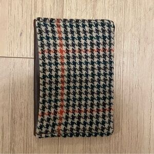 Pendleton / Thomas Kay Leather Houndstooth Passport Cover